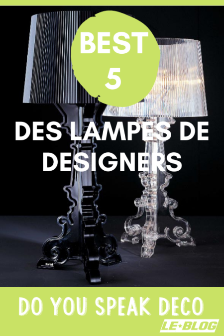 Epingle pinterest - best 5 des lampes de designers
