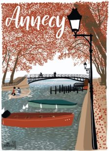 Affiche Annecy Etsy