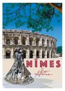 Affiche Nîmes Etsy